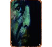 Leonard Cohen: The Baffled King Composing Hallelujah Metal Tin Sign Outdoor Indoor Wall Panel Retro Vintage Poster 8x12 Inch