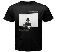 Leonard Cohen You Want It Darker Album Men's T-Shirt Black 3XL