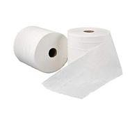 Leonardo 1-Ply Hand Towel Roll White (6 Pack)