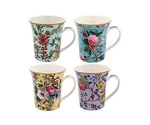 Leonardo 4 China Mugs Set - William Kilburn