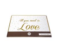 LEONARDO All You Need Is Love Placemats Set of 2