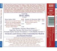 LEONARDO BALADA: MAR¡A SABINA; DIONISIO - IN MEMORIAM NEW CD