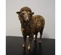 Leonardo Bronze Effect Standing Sheep Ornament Reflections Farm Animals Collection
