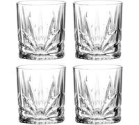 Leonardo Capri 330ml Whisky/Spirits Glass Crystal Cut Style Tumbler - Set of 4