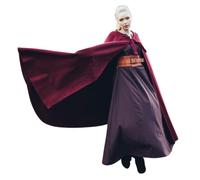 Leonardo Carbone® Kuno Unisex Medieval Cape without Hood - Medieval Clothing for Men and Women, Cape Men, Hobbit Costume, LARP, Viking, Cosplay Men, Halloween, Carnival, Red