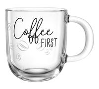 Leonardo Coffee First 400 ml Glass Coffee & Tea Mug
