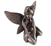 Leonardo Collection Birthstone Pewter Fairy Gemstone Ornament (January)