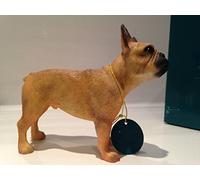Leonardo Collection Fawn French Bulldog, Stone, Tan, 12 x 3 x 10 cm
