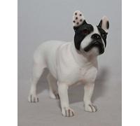 Leonardo Collection French Bulldog, Stone, White, 12 x 3 x 10 cm