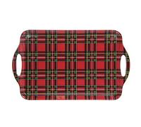 Leonardo Collection Royal Stewart Red Tartan Styled Large Multi Use Tray