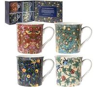 Ceramic Mug | William Morris | Set of 4-12x8x9 cm