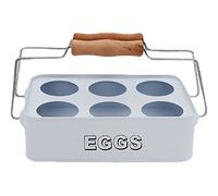 Leonardo Collection Sweet Home White Egg Holder, Metal, 19 x 12 x 5 cm