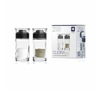 Leonardo Cucina Salt and Pepper Shaker, 2 Piece Set, Salt and Pepper Mill, 40 ml