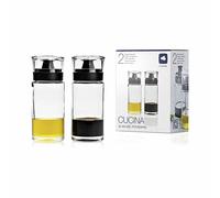 Leonardo Cucina Vinegar and Oil Bottle, 2 Piece Set, Cruet, Vinegar Bottle 170ml