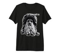Leonardo da Vinci Artist Master Renaissance Painter Premium T-Shirt