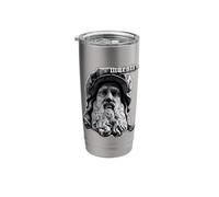 Leonardo da Vinci Artist Master Renaissance Painter Stainless Steel Insulated Tumbler