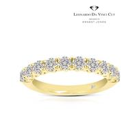 Leonardo Da Vinci Cut 18ct Yellow Gold 1ct Diamond Eternity Ring