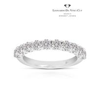 Leonardo Da Vinci Cut Platinum 1ct Diamond Eternity Ring