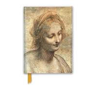 Leonardo Da Vinci: Detail of The Head of the Virgin (Foiled Journal) (Flame Tree Notebooks)