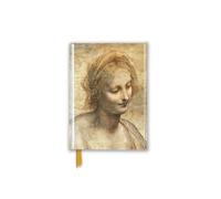 Leonardo da Vinci: Detail of the Head of the Virgin (Foiled Pocket Journal) (Flame Tree Pocket Notebooks)