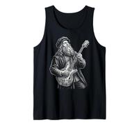 Leonardo Da Vinci Guitar Tank Top