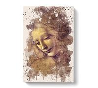 Leonardo Da Vinci La Scapigliata Canvas Print for Living Room Bedroom Home Office Décor, Wall Art Picture Ready to Hang, 30 x 20 Inch (76 x 50 cm)