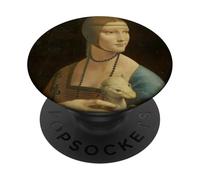 Leonardo da Vinci Lady With An Ermine Art For Artists PopSockets Adhesive PopGrip