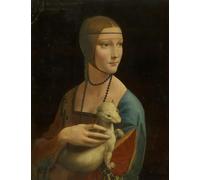 Leonardo da Vinci LARGE Notebook #3: Cool Artist Gifts - Lady With An Ermine Leonardo da Vinci Notebook College Ruled to Write in 8.5x11" LARGE 100 Lined Pages