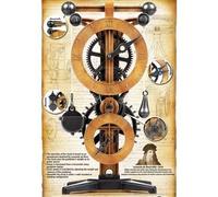 Leonardo Da Vinci Machines Series Clock #18150A ACADEMY Education Model KIT New ,#G14E6GE4R-GE 4-TEW6W222626