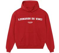 Leonardo Da Vinci Men's Hoodie - Red / 3XL