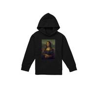 Leonardo da Vinci Mona Lisa (La Gioconda) Youth Hoodie, Black | Size: 3-4 Years Leonardo da Vinci Black 3-4 Years