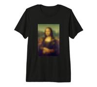 Leonardo da Vinci Mona Lisa Low Resolution Meme Style Art Premium T-Shirt