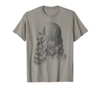 Leonardo da Vinci Portrait Author of The Vitruvian Man T-Shirt