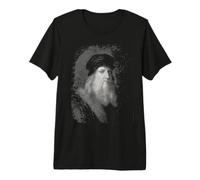 Leonardo Da Vinci Portrait Leonardo Da Vinci Premium T-Shirt