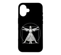 Leonardo da Vinci’s Fusion: Mona Lisa and the Vitruvian Man Case for iPhone 16