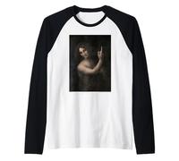 Leonardo da Vinci Saint John The Baptist Raglan Baseball Tee