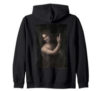 Leonardo da Vinci Saint John the Baptist Zip Hoodie