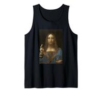 Leonardo da Vinci Salvator Mundi Religious Jesus Christian Tank Top