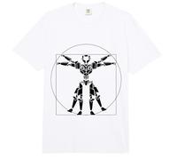 Leonardo Da Vinci Science Robotics Engineer Robot Robotics Comfort Colors Adult Heavyweight T-Shirt