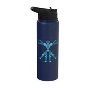 Leonardo Da Vinci Science Robotics Engineer Robot Robotics Stainless Steel Insulated Water Bottle