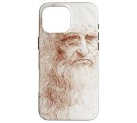 Leonardo da Vinci Self-portrait Renaissance Painting Artist Case for iPhone 16 Pro Max
