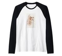 Leonardo da Vinci Self-Portrait Renaissance Painting Artist Raglan Baseball Tee