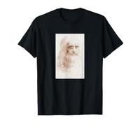 Leonardo da Vinci Self-Portrait Renaissance Painting Artist T-Shirt