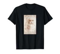 Leonardo da Vinci Self-Portrait Renaissance Painting Artist T-Shirt