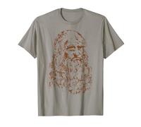 Leonardo da Vinci Self-Portrait Renaissance Painting Artist T-Shirt