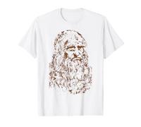 Leonardo da Vinci Self-Portrait Renaissance Painting Artist Value Graphic T-Shirt