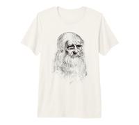 Leonardo Da Vinci T-Shirt Portrait Premium T-Shirt