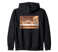 Leonardo da Vinci The Last Supper Zip Hoodie