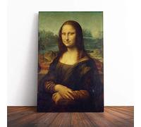 Leonardo Da Vinci The Mona Lisa Canvas Print | Gallery Wrapped 30mm Frame Wall Art | 30x20 inches | Ready to Hang | Modern Picture | Living Room Bedroom Lounge Office