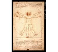 Leonardo da Vinci: The Vitruvian Man. Elegant notebook for art lovers